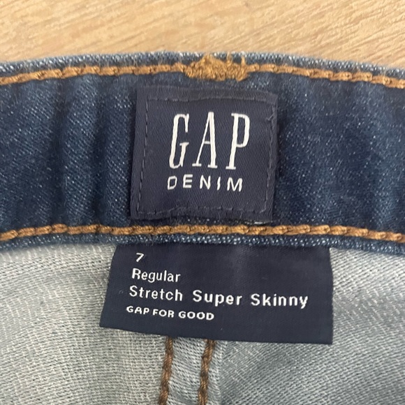 Gap Super Stretch Skinny Jeans - girls, size 7 - Picture 5 of 5